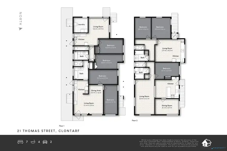 Floorplan of Homely unit listing, 21 Thomas St, Clontarf QLD 4019