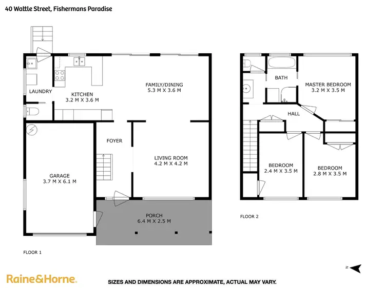 Floorplan of Homely house listing, 40 Wattle Street, Fishermans Paradise NSW 2539