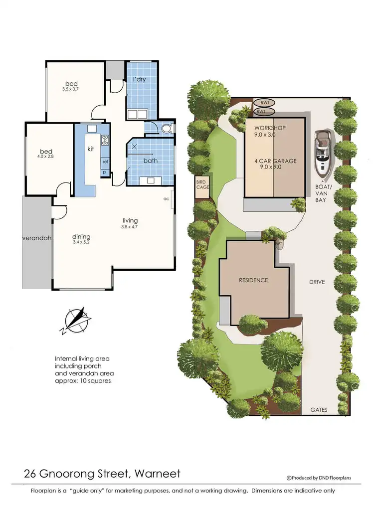 Floorplan of Homely house listing, 26 Gnoorong Street, Warneet VIC 3980