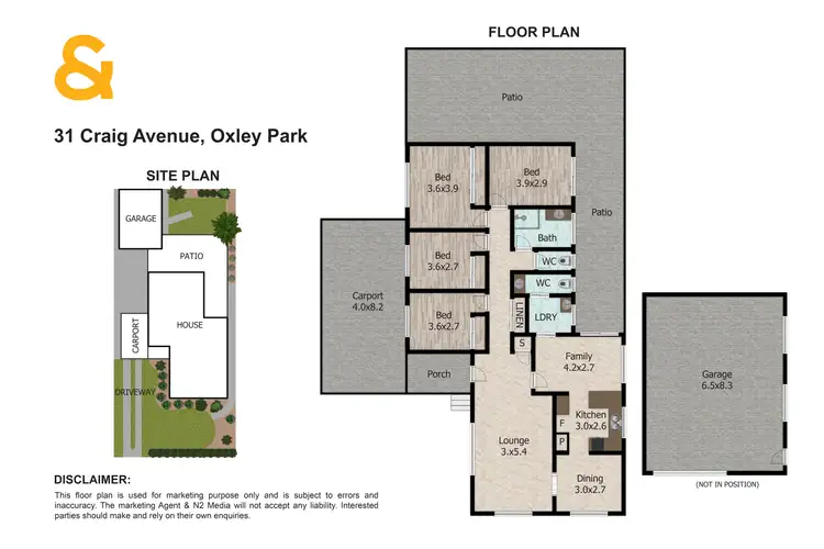 Floorplan of Homely house listing, 31 Craig Avenue, Oxley Park NSW 2760