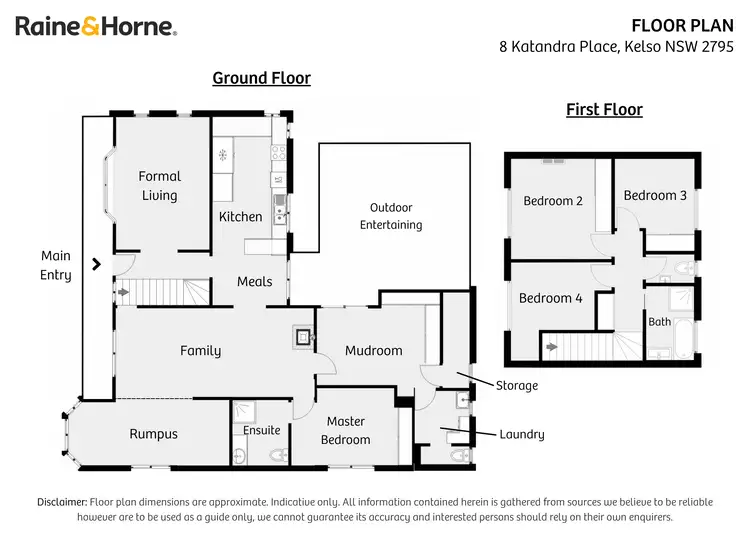 Floorplan of Homely house listing, 8 Katandra Place, Kelso NSW 2795