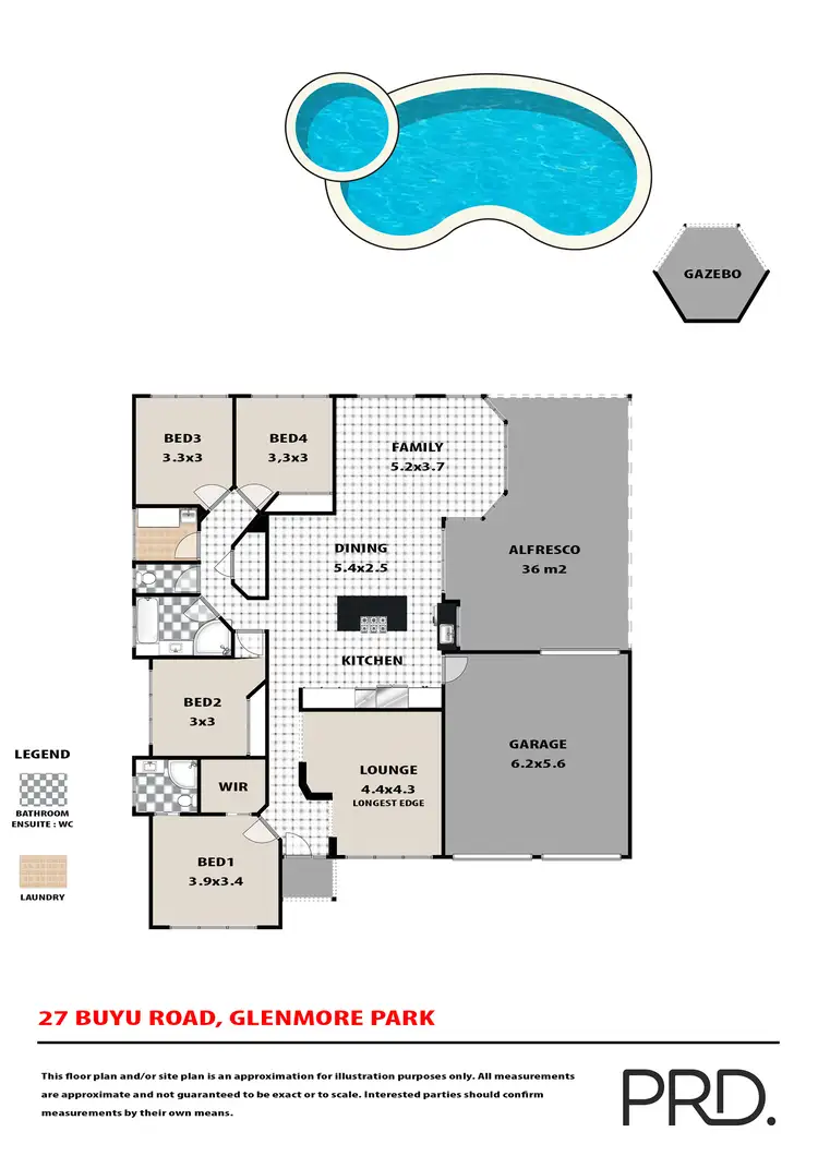 Floorplan of Homely house listing, 27 Buyu Road, Glenmore Park NSW 2745