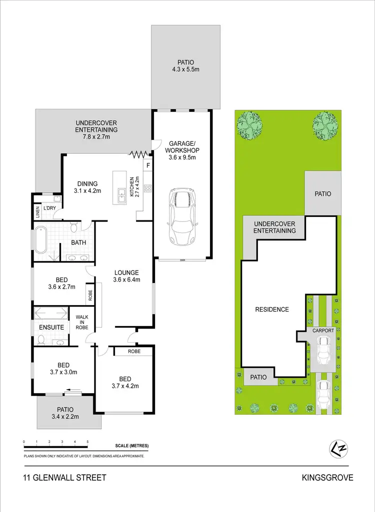 Floorplan of Homely house listing, 11 Glenwall Street, Kingsgrove NSW 2208