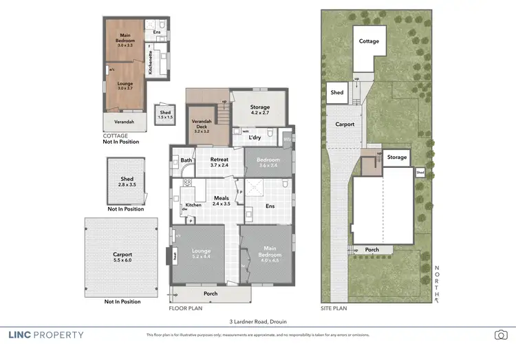 Floorplan of Homely house listing, 3 Lardner Road, Drouin VIC 3818