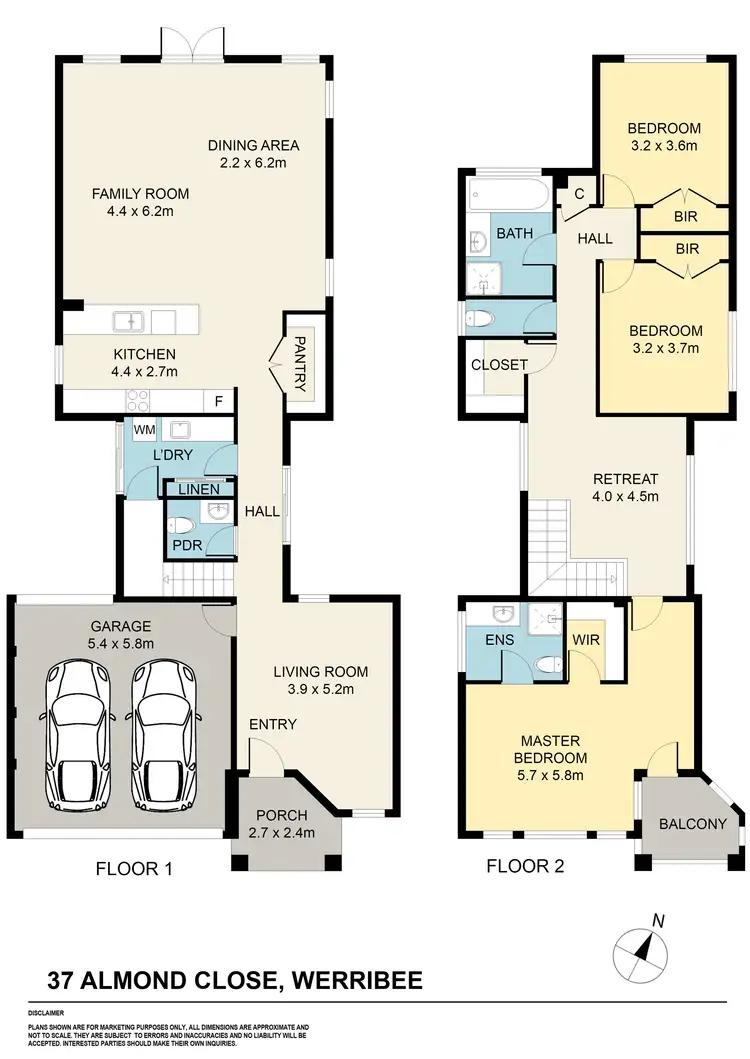 Floorplan of Homely house listing, 37 Almond Close, Werribee VIC 3030