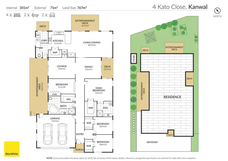 Floorplan of Homely house listing, 4 Kato Close, Kanwal NSW 2259