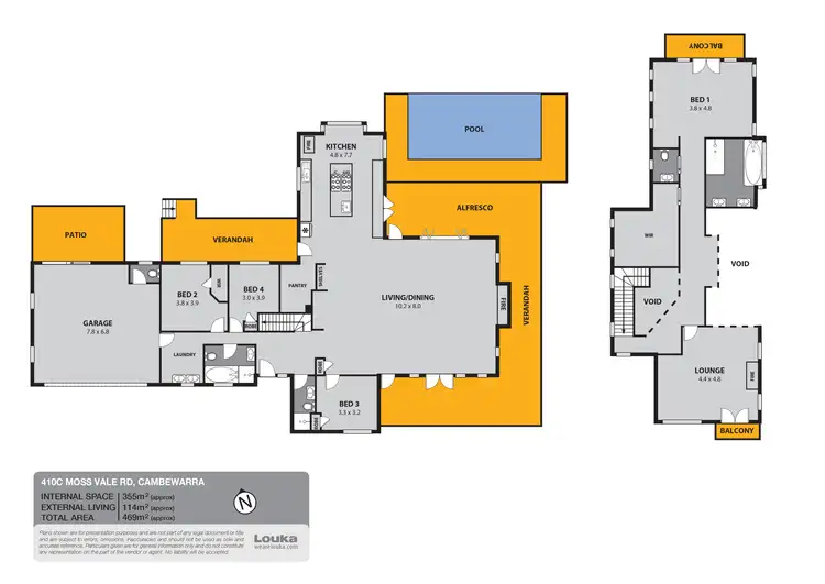 Floorplan of Homely house listing, "Araluen" - 410C Moss Vale Road, Cambewarra NSW 2540