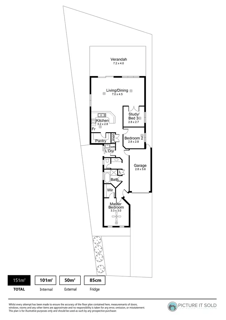 Floorplan of Homely house listing, 37B County Street, Hillcrest SA 5086