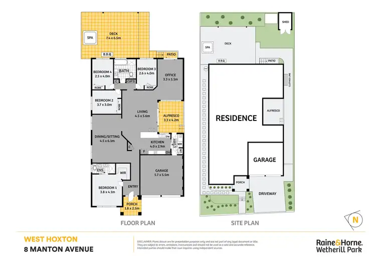 Floorplan of Homely house listing, 8 Manton Avenue, West Hoxton NSW 2171