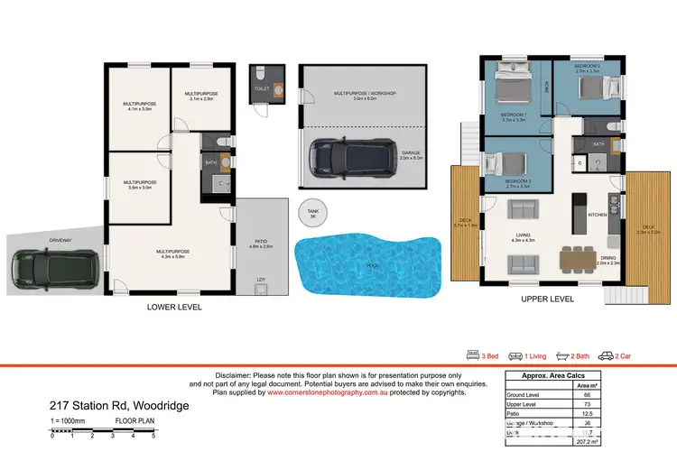 Floorplan of Homely house listing, 217 Station Road, Woodridge QLD 4114