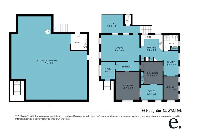 Floorplan of Homely house listing, 36 Naughton Street, Wandal QLD 4700