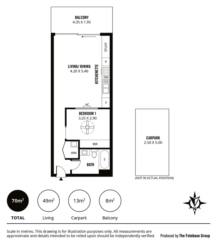 Floorplan of Homely apartment listing, 6/2 Allan Street, Prospect SA 5082