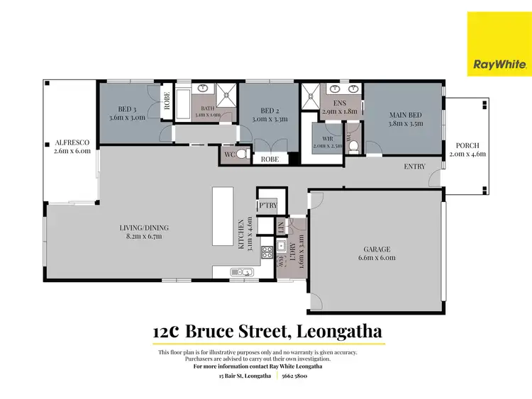 Floorplan of Homely house listing, 12C Bruce Street, Leongatha VIC 3953