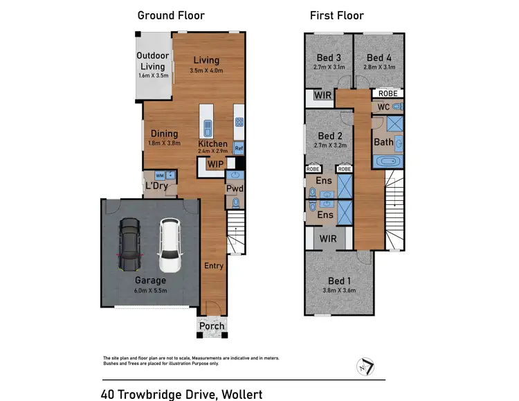 Floorplan of Homely house listing, 18 Trowbridge Drive, Wollert VIC 3750