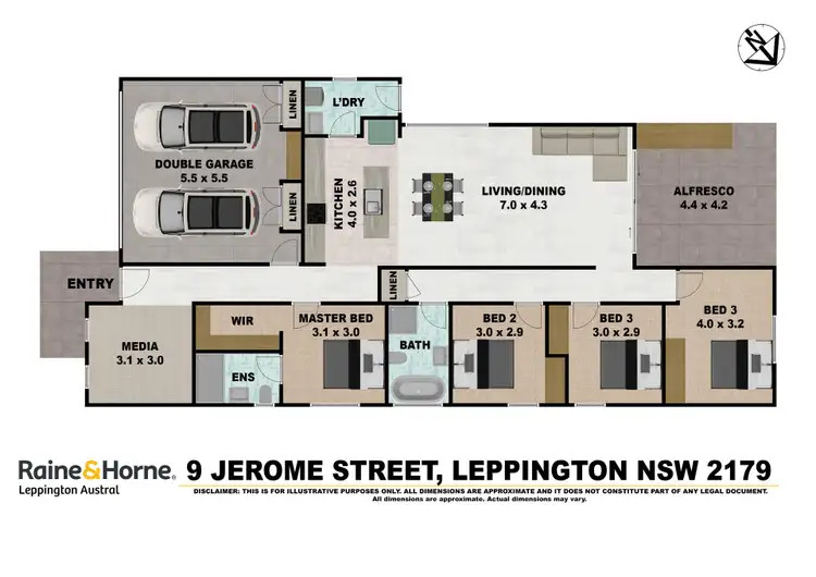 Floorplan of Homely house listing, 9 Jerome Street, Leppington NSW 2179