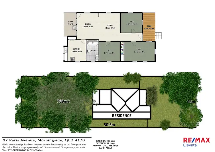 Floorplan of Homely house listing, 37 Paris Avenue, Morningside QLD 4170