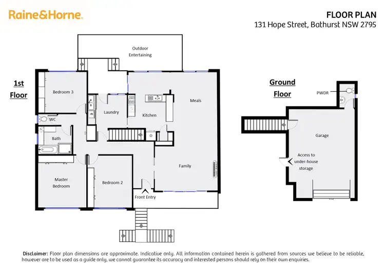 Floorplan of Homely house listing, 131 Hope Street, Bathurst NSW 2795