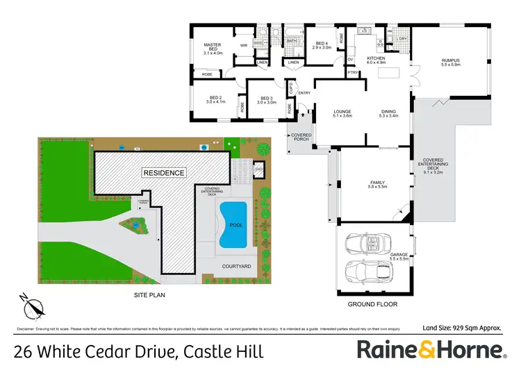 Floorplan of Homely house listing, 26 White Cedar Drive, Castle Hill NSW 2154