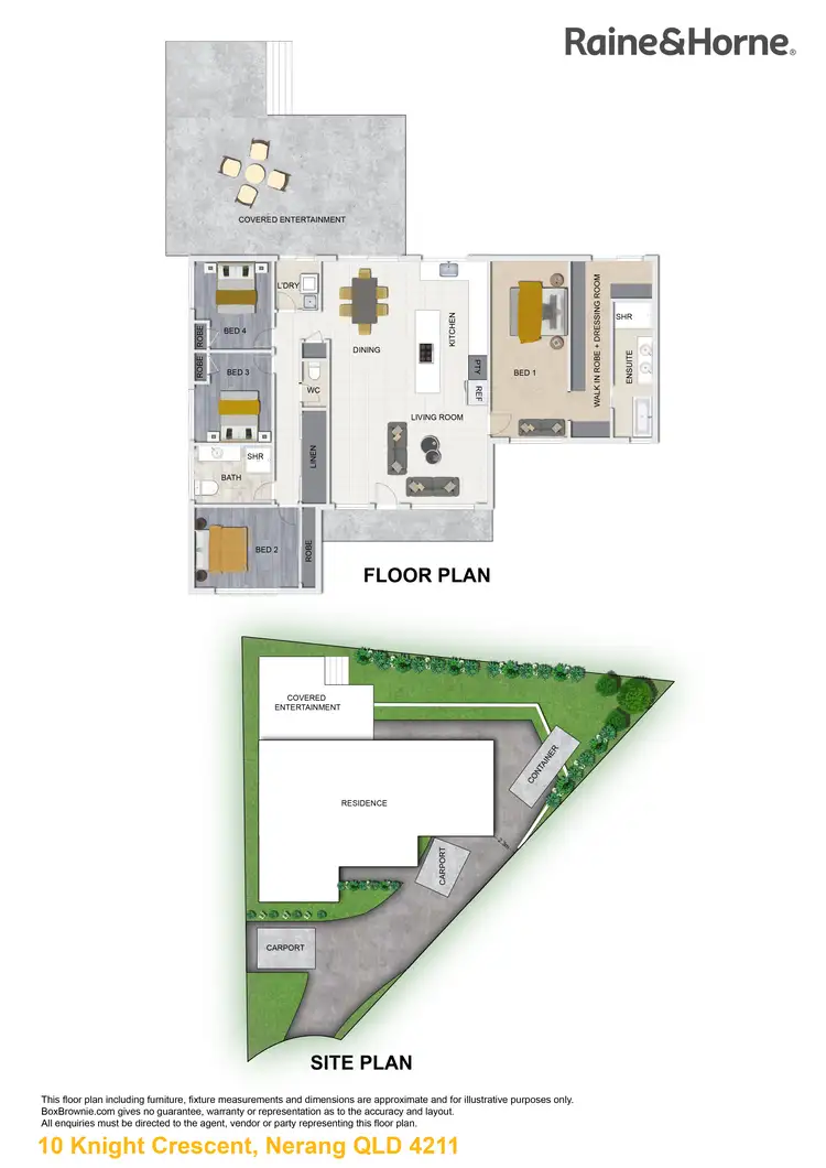 Floorplan of Homely house listing, 10 Knight Crescent, Nerang QLD 4211