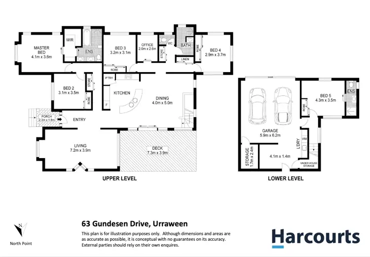 Floorplan of Homely house listing, 63 Gundesen Drive, Urraween QLD 4655