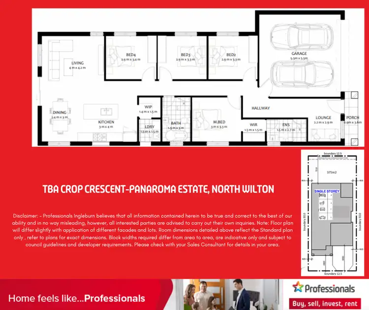 Floorplan of Homely house listing, TBA CROP Crescent (Panorama Estate), Wilton NSW 2571