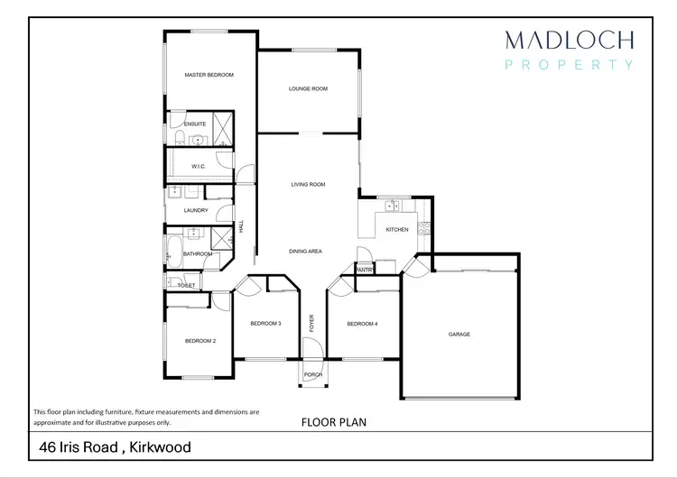 Floorplan of Homely house listing, 46 Iris Road, Kirkwood QLD 4680