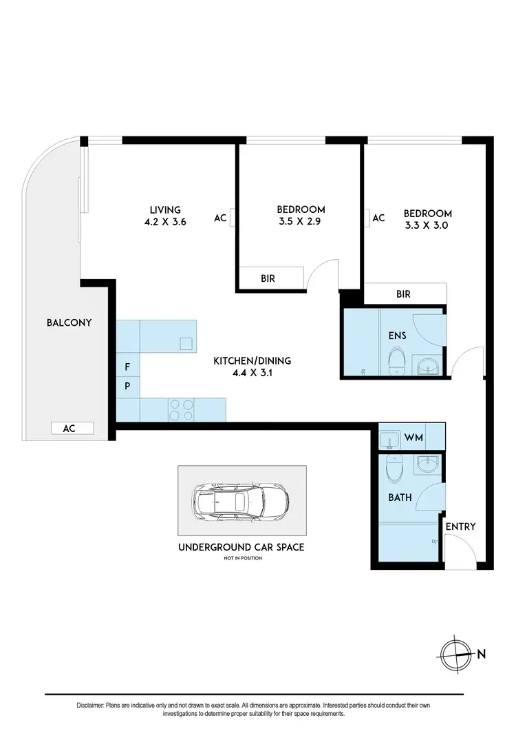 Floorplan of Homely apartment listing, 405/17 Taylor Street, Moorabbin VIC 3189