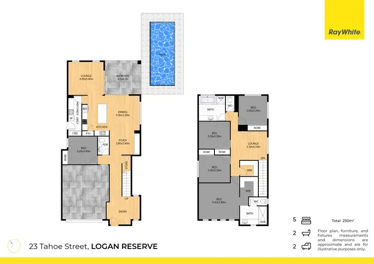 Floorplan of Homely house listing, 23 Tahoe Street, Logan Reserve QLD 4133