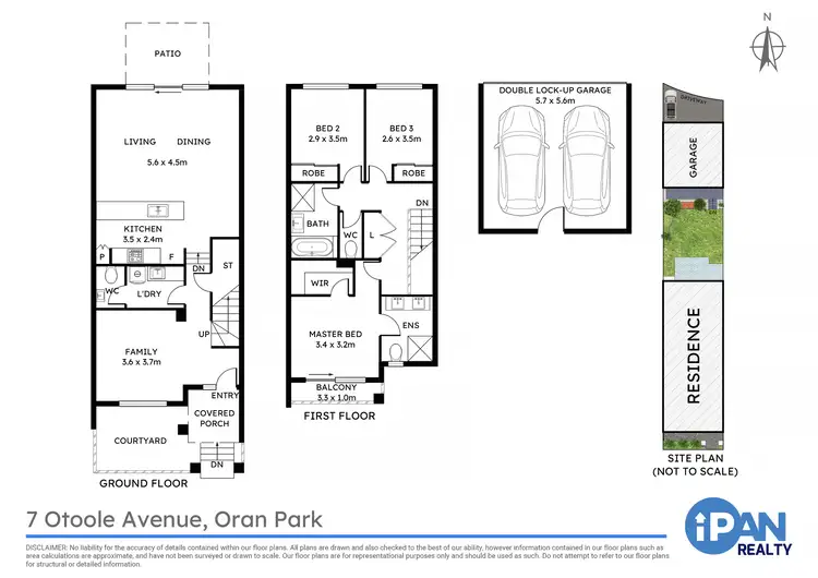Floorplan of Homely house listing, 7 Otoole Avenue, Oran Park NSW 2570