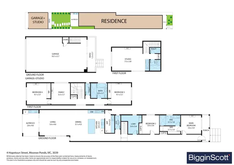 Floorplan of Homely house listing, 4 Hopetoun Street, Moonee Ponds VIC 3039
