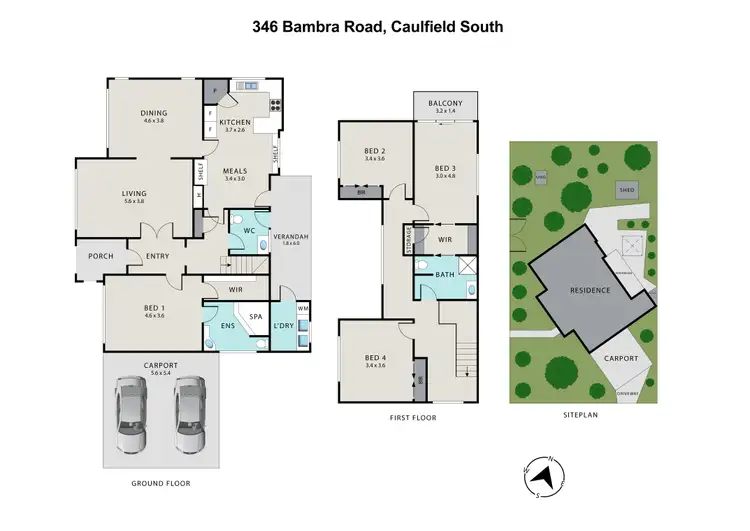 Floorplan of Homely house listing, 346 Bambra Road, Caulfield South VIC 3162