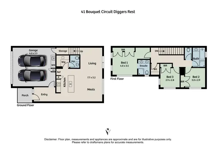 Floorplan of Homely house listing, 41 Bouquet Circuit, Diggers Rest VIC 3427