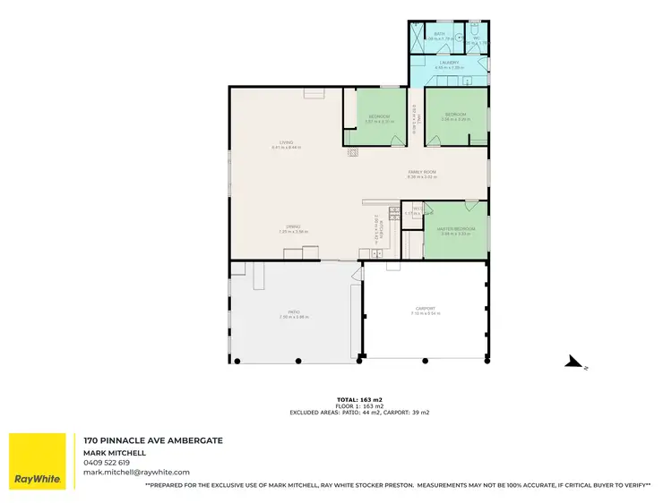 Floorplan of Homely house listing, 170 Pinnacle Avenue, Ambergate WA 6280