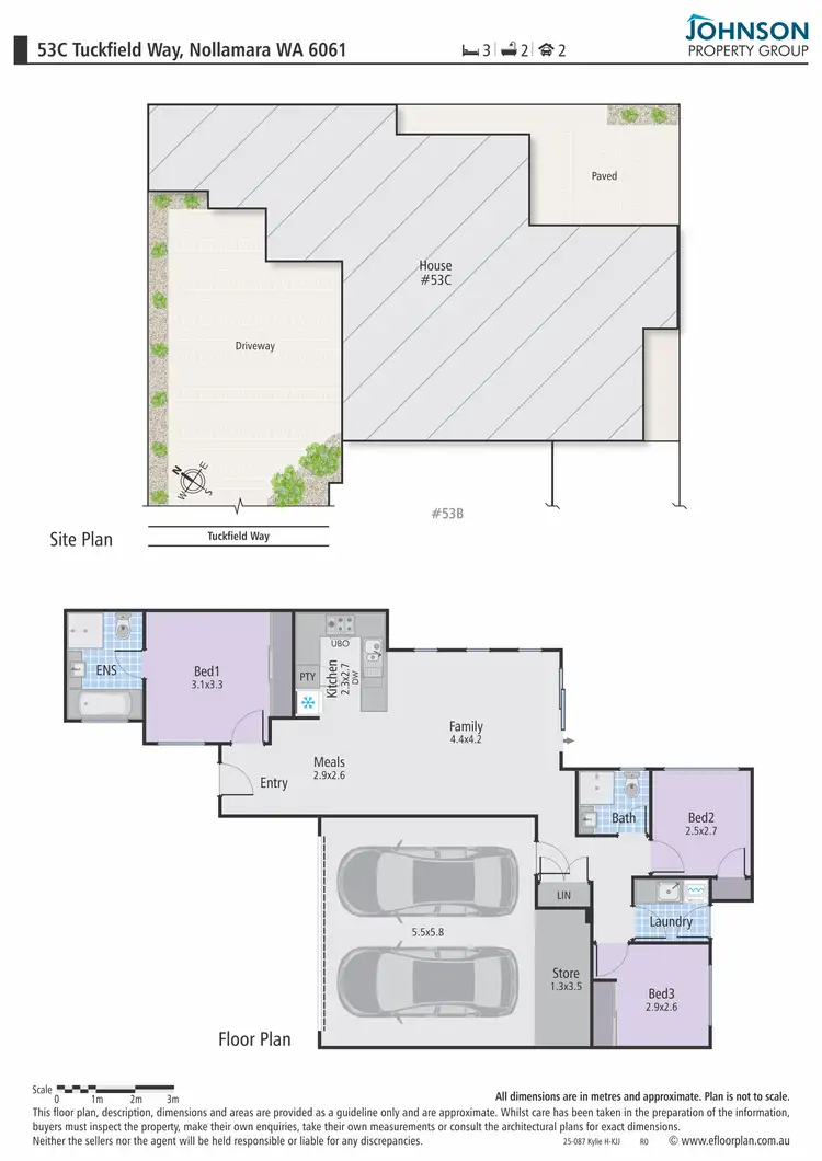 Floorplan of Homely villa listing, 53C Tuckfield Way, Nollamara WA 6061