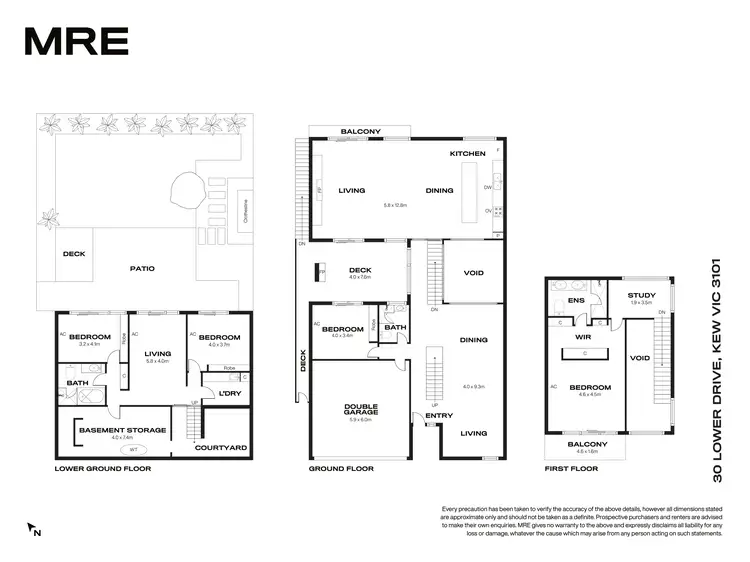 Floorplan of Homely house listing, 30 Lower Drive, Kew VIC 3101
