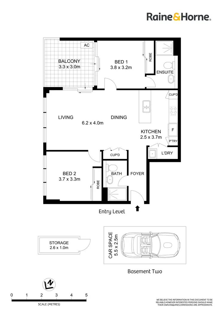 Floorplan of Homely apartment listing, 103/1-3 Harrow Road, Bexley NSW 2207