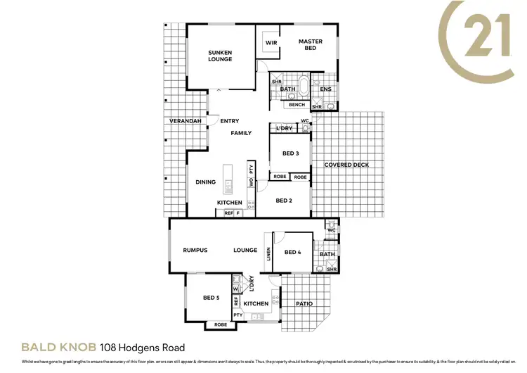 Floorplan of Homely rural property listing, 108 Hodgens Road, Bald Knob QLD 4552