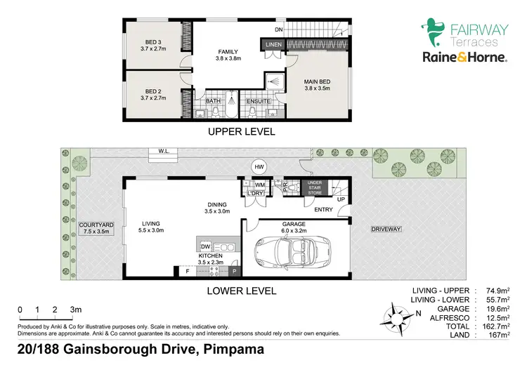 Floorplan of Homely townhouse listing, 20/188 Gainsborough Drive, Pimpama QLD 4209