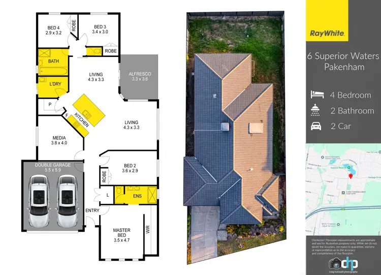 Floorplan of Homely house listing, 6 Superior Waters, Pakenham VIC 3810