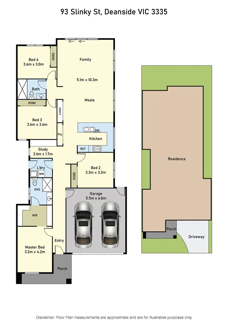 Floorplan of Homely house listing, 93 Slinky Street, Deanside VIC 3336