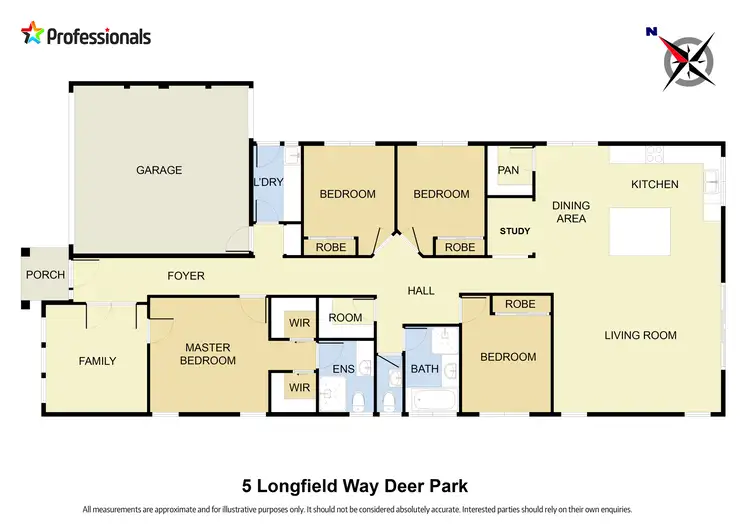 Floorplan of Homely house listing, 5 Longfield Way, Deer Park VIC 3023