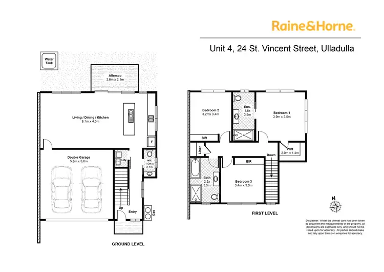 Floorplan of Homely townhouse listing, 4/24 St Vincent Street, Ulladulla NSW 2539