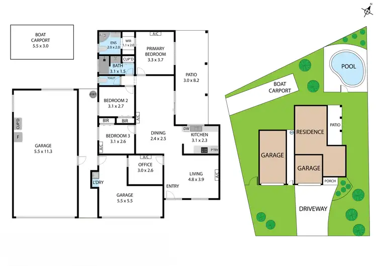Floorplan of Homely house listing, 1 Mount Jagged Street, Deeragun QLD 4818