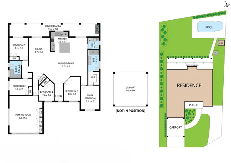 Floorplan of Homely house listing, 16 Lasindra Court, Bushland Beach QLD 4818