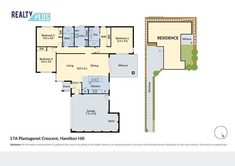 Floorplan of Homely house listing, 17A Plantagenet Crescent, Hamilton Hill WA 6163