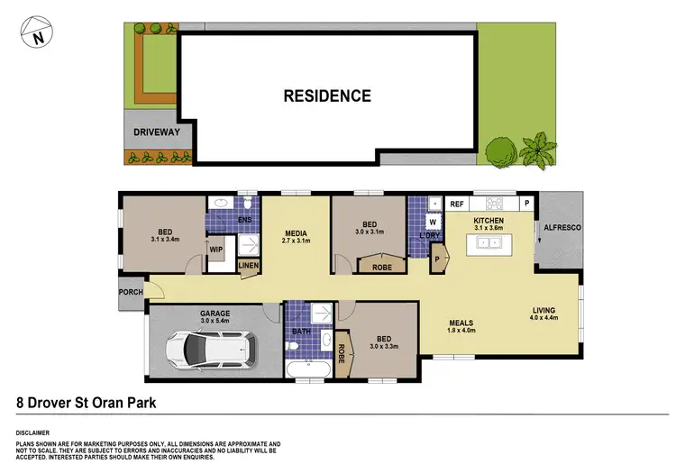 Floorplan of Homely house listing, 8 Drover Street, Oran Park NSW 2570