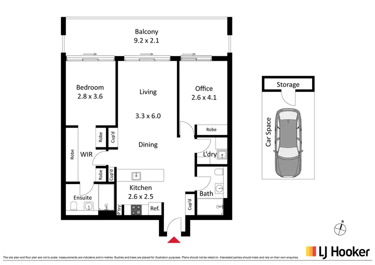 Floorplan of Homely unit listing, 20/1 Surprize Place, Phillip ACT 2606