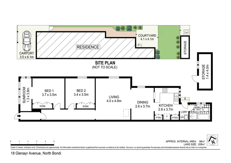 Floorplan of Homely house listing, 18 Glenayr Avenue, North Bondi NSW 2026