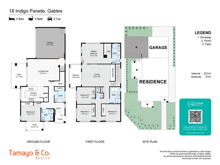 Floorplan of Homely house listing, 18 Indigo Parade, Gables NSW 2765