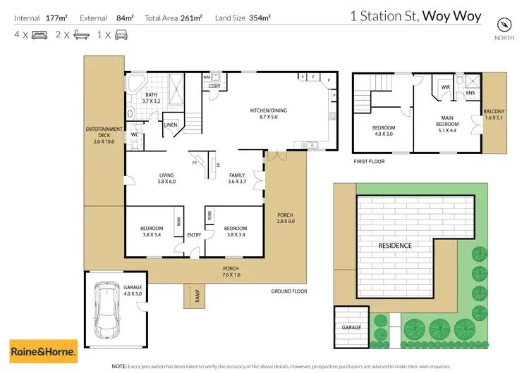 Floorplan of Homely house listing, 1 Station Street, Woy Woy NSW 2256